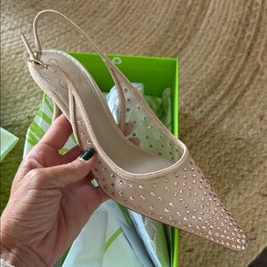 Sam Edelman Elegant Beige Slingback Heels